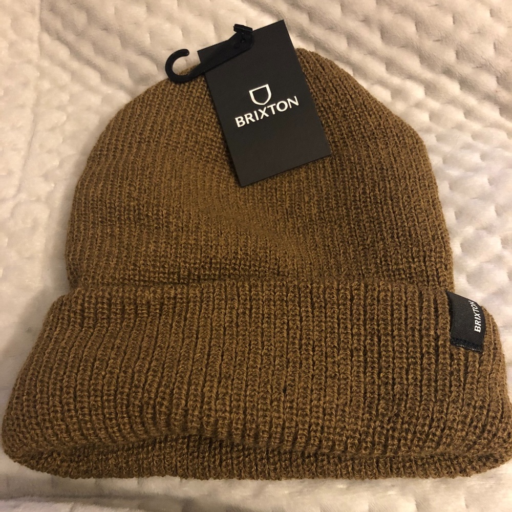 Brixton Brown Beanie BNWT